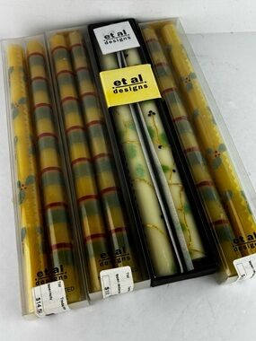 Et Al Designs NIB Holiday Candles - 4 Sets - 8 Total